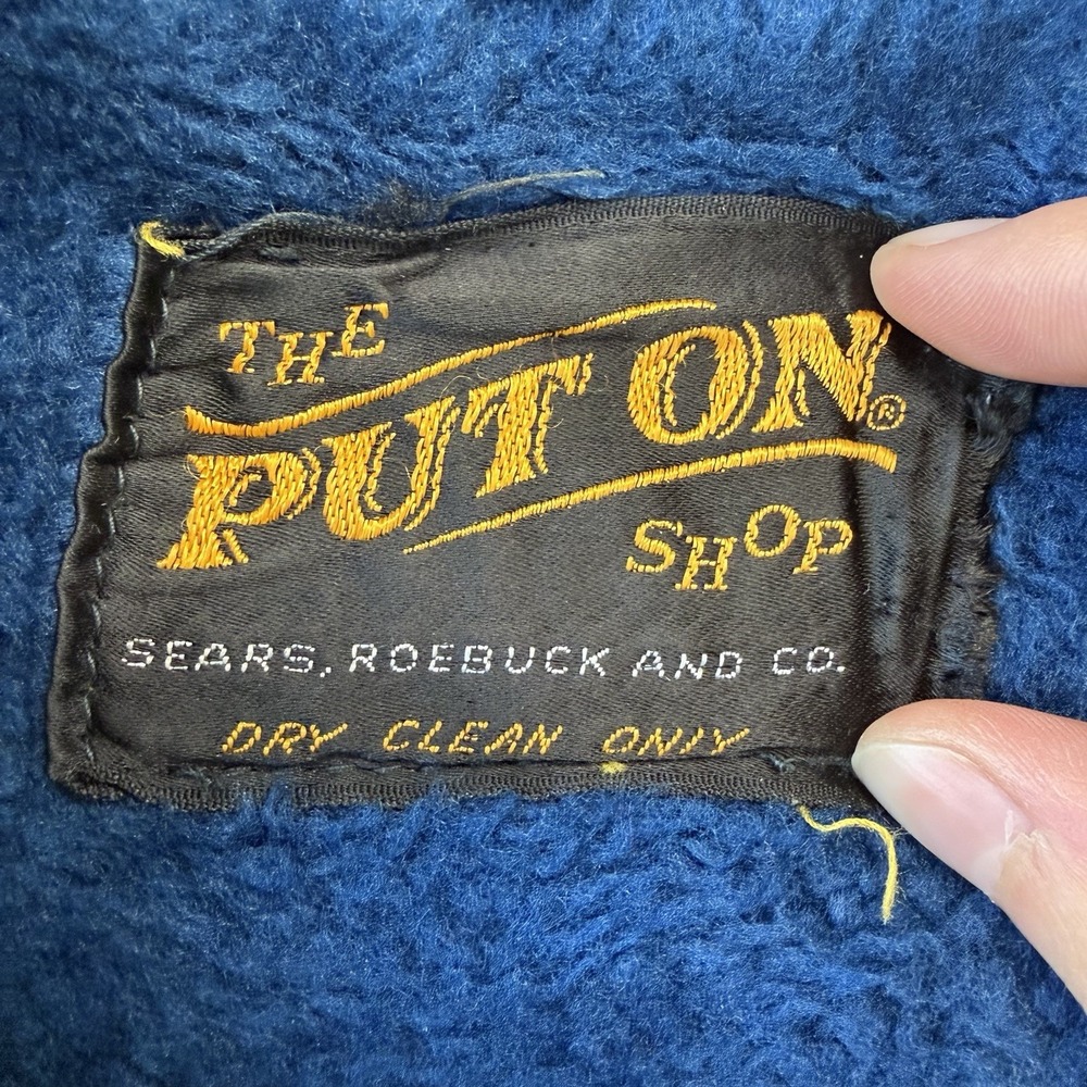 Vintage Put On by Sears Roebuck & Co. Checkerboard Wool Jacket Multicolor - Picture 7 of 9